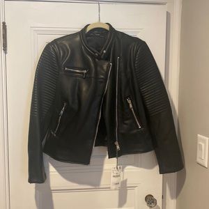 New with tags! Zara leather Moto jacket